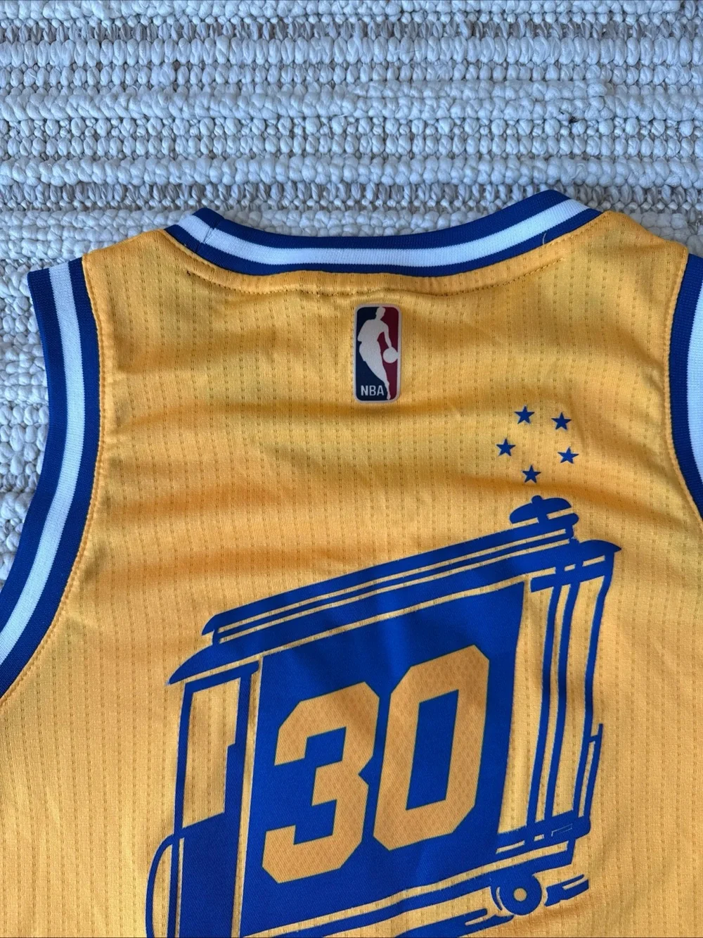 Adidas Steph Curry #30 Golden State Warriors Jersey Youth Med +2 Length THE CITY